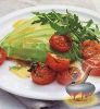 Фото к рецепту: Авокадо с печеными помидорами