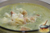 Фото к рецепту: Крем-суп из шпината с креветками