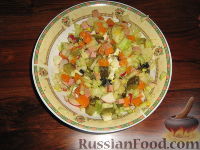 Фото приготовления рецепта: Холодный суп с кефиром - шаг №11