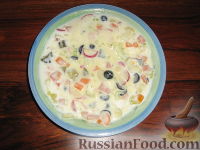 Фото приготовления рецепта: Холодный суп с кефиром - шаг №12